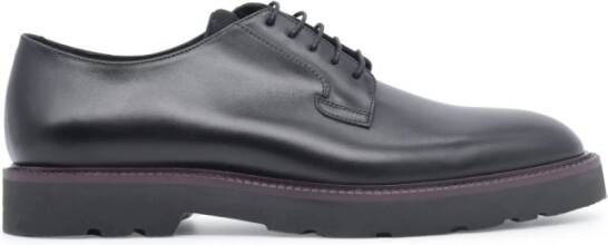 Paul Smith Zwarte Leren Schoenen Black Heren