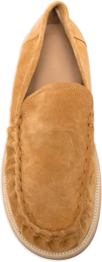 Paura Ruched Suede Loafers - Foto 3