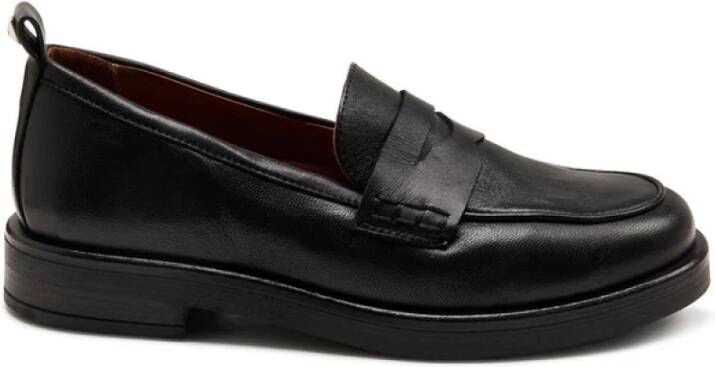 Pavement Leren Loafers Black Dames