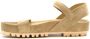 Pedro García Modder Chamois Sandalen Beige Dames - Thumbnail 1