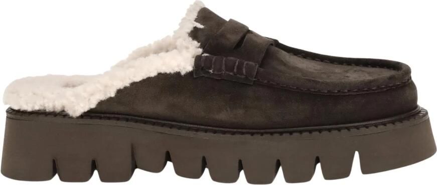 Pedro García Savy Shearling Mules