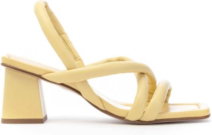 Pedro Miralles High heel sandal Yellow Dames