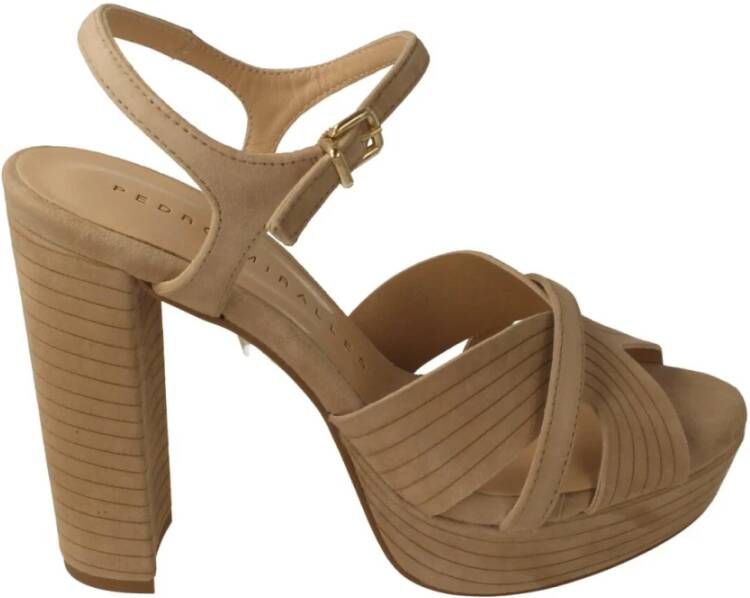 Pedro Miralles High Heel Sandals Beige Dames