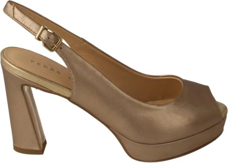 Pedro Miralles High Heel Sandals Yellow Dames