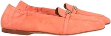 Pedro Miralles Oranje Loafer met Enkelband Orange Dames