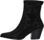 PEDRO MIRALLES Enkellaarsjes Dames 25534 Maat: 38 Materiaal: Textiel Kleur: Zwart - Thumbnail 3