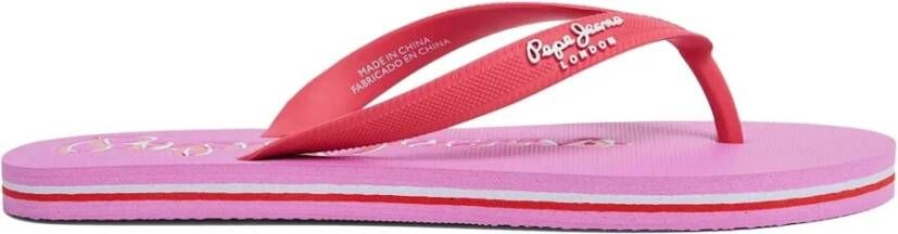 Pepe Jeans Bay Beach Brand Flip flops Pink Dames