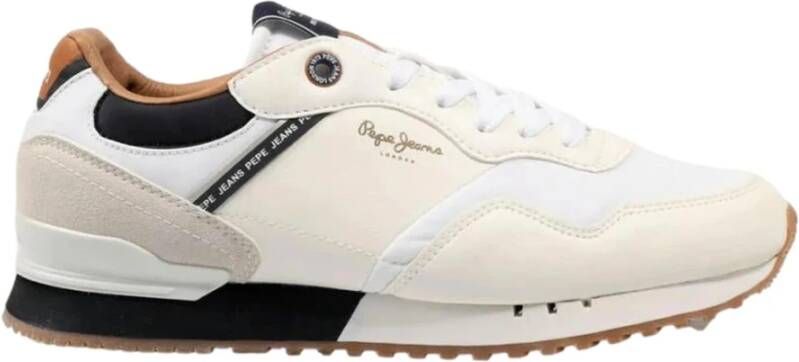 Pepe Jeans Heren London Court Sneakers White Heren