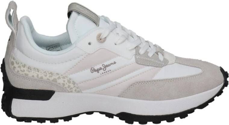 Pepe Jeans Lucky Print Sneakers Beige Dames - Foto 2
