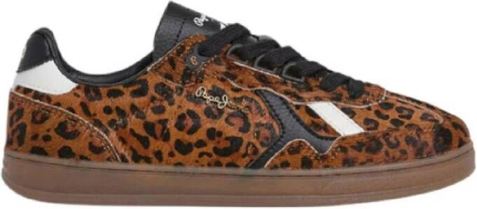 Pepe Jeans Ball Print Schoenen Bruin Vrouw