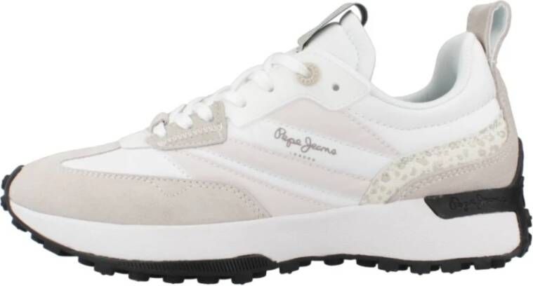 Pepe Jeans Lucky Print Sneakers Beige Dames