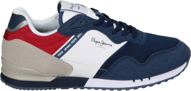 Pepe Jeans Modieuze Sportschoenen Blue Dames