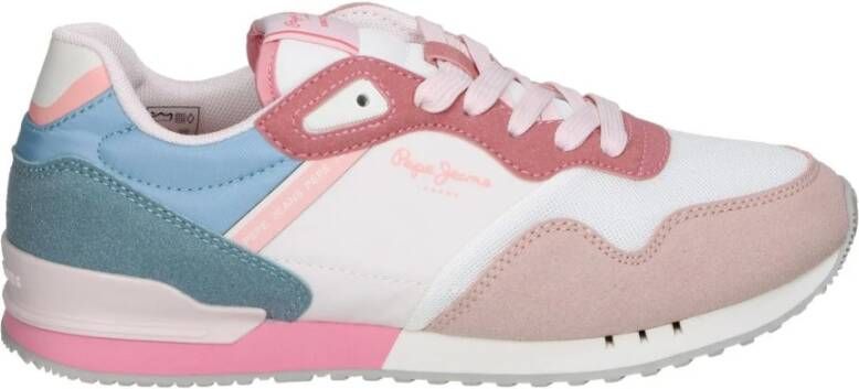 Pepe Jeans Modieuze Sportschoenen Pink Dames