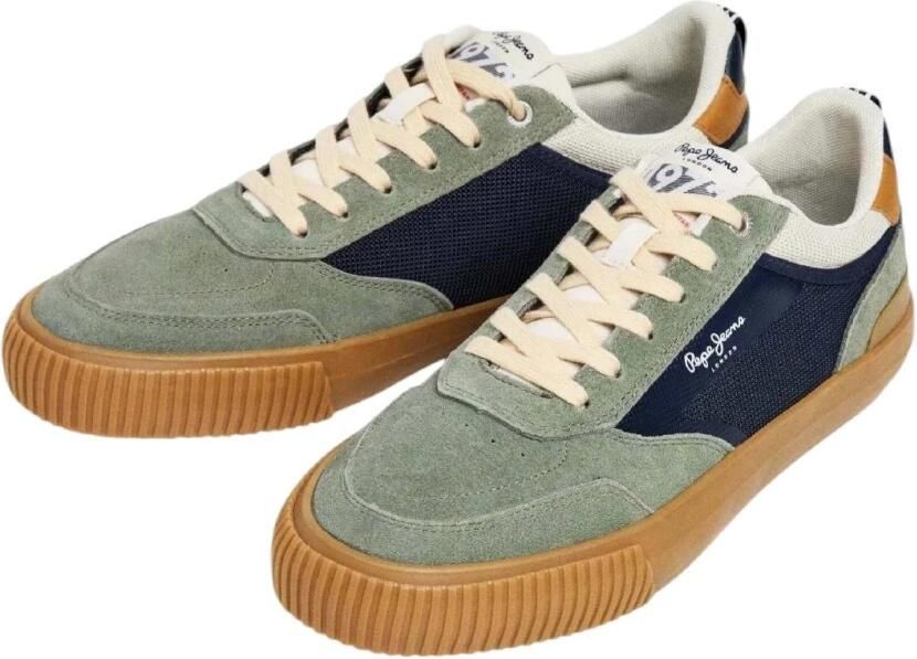 Pepe Jeans Nolan Street Schoenen Groen Blauw Man - Foto 2