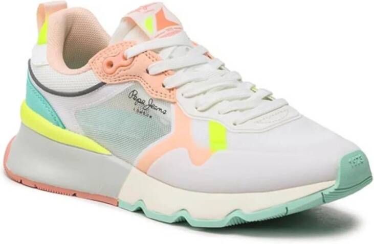 Pepe Jeans Brit Pro Bright Lage Sneakers Veelkleurig Vrouw - Foto 3