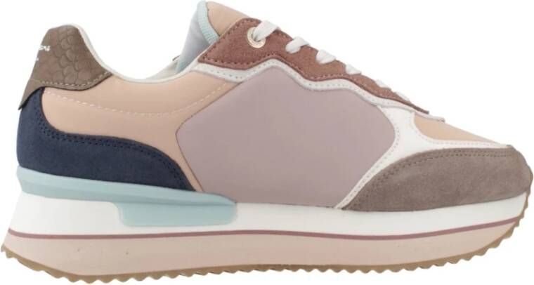 Pepe Jeans Sneakers laag 'Rusper Combi W' bruin rosa wit
