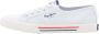 Pepe Jeans Pls31287 Brady Sneakers Blauw Dames - Thumbnail 11