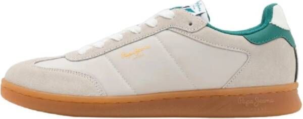 Pepe Jeans Moderne stijl sneakers voor heren Beige