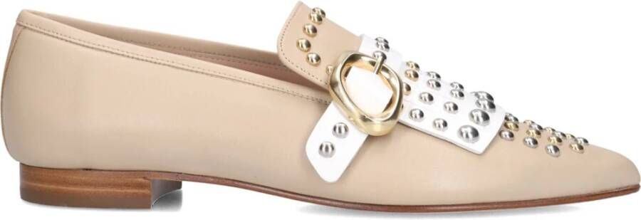 PERTINI Loafers Dames 35158 Maat: 38 Materiaal: Leer Kleur: Beige - Foto 4