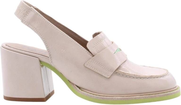 Pertini Elegante Schiphol Slingback Hakken Beige Dames