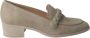Pertini Kaki Leren Loafers - Thumbnail 1