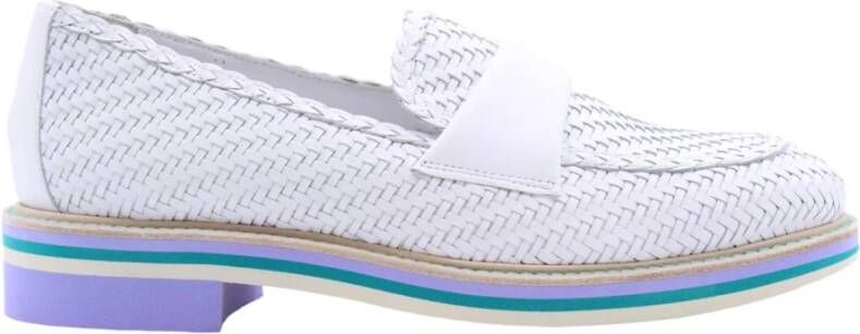 Pertini Klassieke Ouderkerk Loafers White Dames