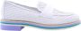 Pertini Klassieke Ouderkerk Loafers White Dames - Thumbnail 2