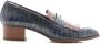 Pertini Leren Penny Loafer met dierenprint Multicolor Dames - Thumbnail 1