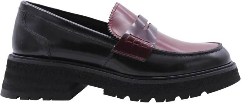 Pertini Mocassin Schoenen Red Dames