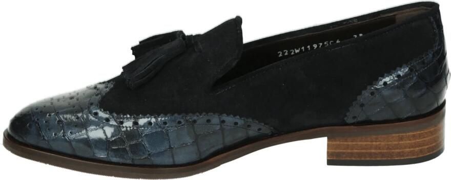 Pertini Blauwe Instappers met G Breedte - Foto 4