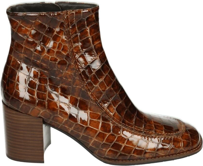 Pertini Western stijl cognac laklaars