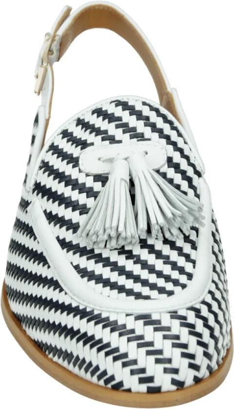 Pertini Witte Sling-back Sandaal