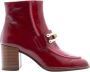 Pertini Rode lakleren Chelsea Boot Red Dames - Thumbnail 1