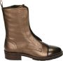 Pertini Sportieve Bronzen Leren Mid-Top Schoenen - Thumbnail 1