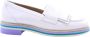 Pertini Klassieke Ouderkerk Loafers White Dames - Thumbnail 9