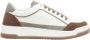 PESERICO Echte leren sneakers Brown Heren - Thumbnail 1