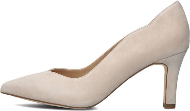 Peter Kaiser Elegante Beige Suède Pumps