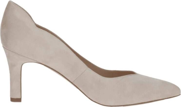 Peter Kaiser Elegante Zwarte Pumps Beige Dames