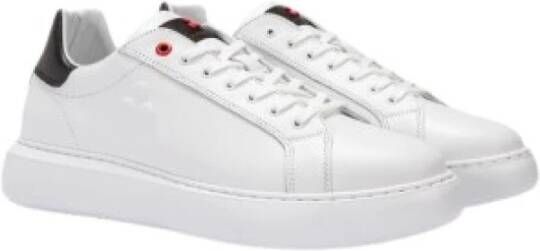 Peuterey Bianca Leren Sneakers White Heren