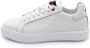 Peuterey Witte Leren Sneakers Helica 02 White Heren - Thumbnail 8