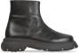 Phileo Zwarte Vegan Leren Trucker Boots Black Heren - Thumbnail 1