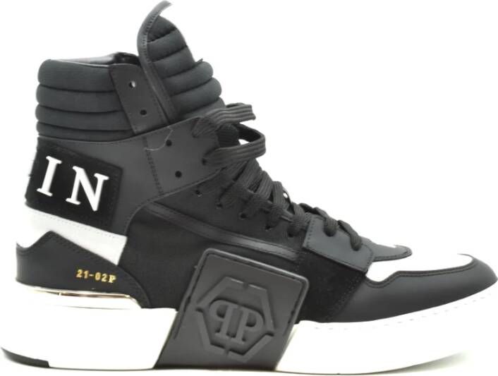 Philipp Plein Aaas Msc3231 Ple010N02 Leren Sneakers Zwart Heren