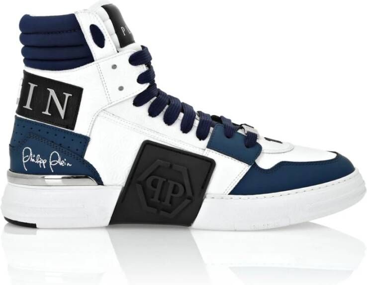 Philipp Plein Casual Sneakers in Paars en Zwart