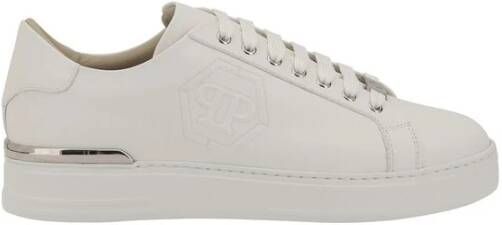 Philipp Plein Geëmbosseerd Monogram Leren Sneakers