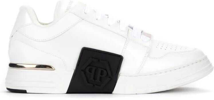 Philipp Plein Zeshoekige Super Street sneakers Wit Heren