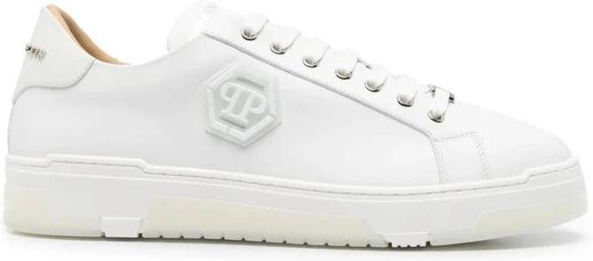 Philipp Plein Lace-Up Sneaker met rubberen zool