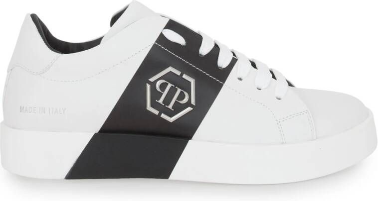 Philipp Plein Leren sneakers voor heren Wit Heren - Foto 5