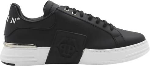 Philipp Plein Phantom Kick$ Lo Top Iconic Sneakers Zwart Heren