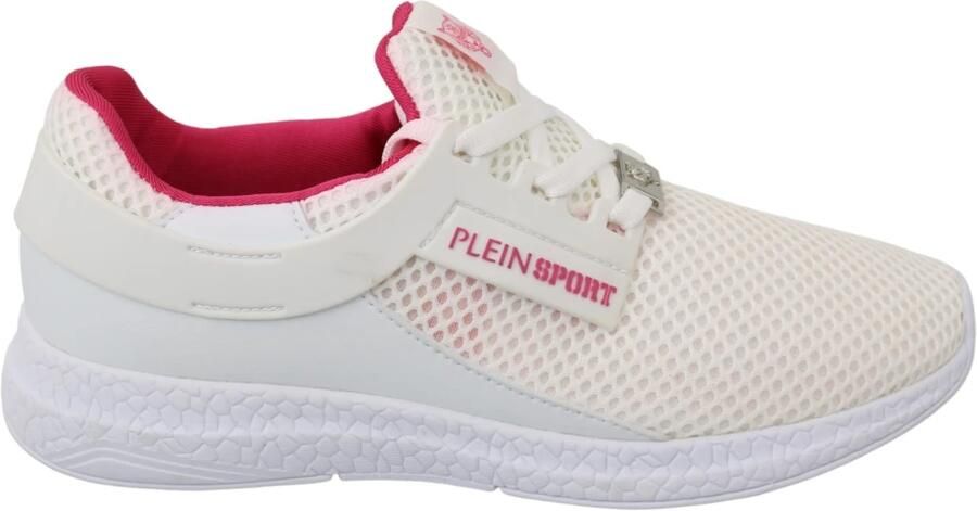 Philipp Plein Elegante witte sneakers met roze accenten White - Foto 2