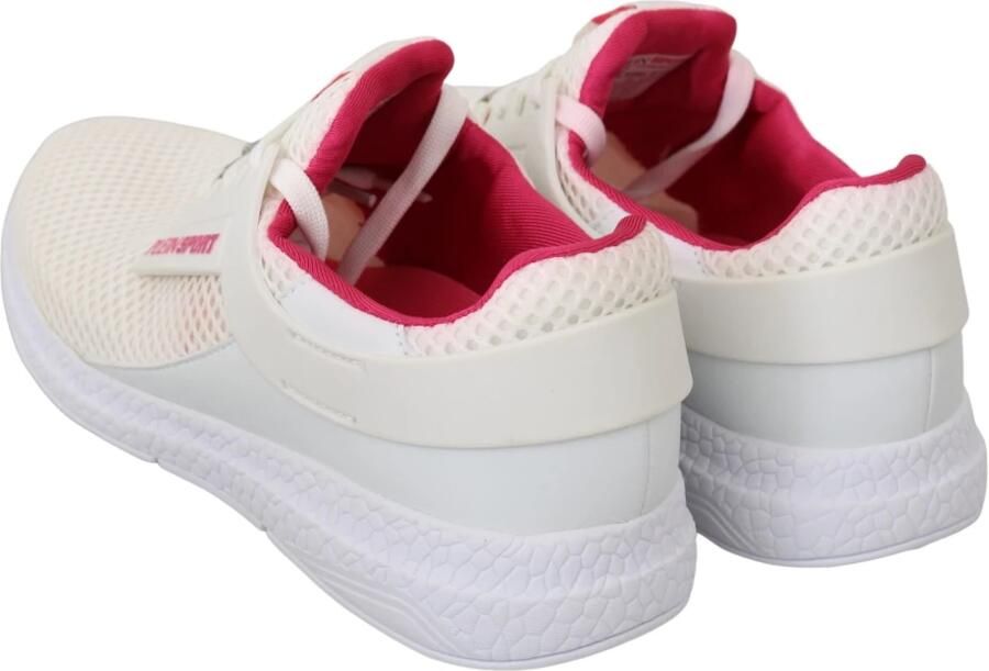 Philipp Plein Elegante witte sneakers met roze accenten White - Foto 3